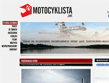 Tablet Screenshot of motocyklista.net